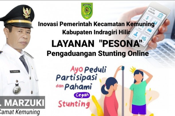 Pemcam Kemuning, Buat Layanan Pengaduan Stuting Online Bernama PESONA